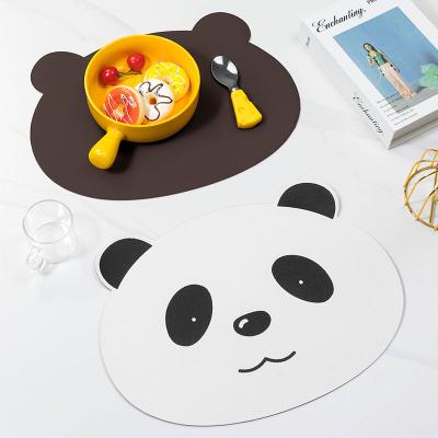 China Panda Print Placemats Cute Viable 10.6x14.5