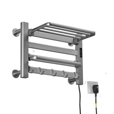 China Electrically Heated Aluminum Wall Mounted Electric Heated Towel Rack for sale