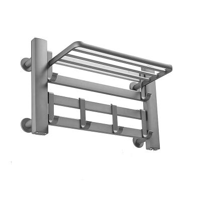 China Electric Heat Heating Towel Rack Rack Non-rust Smart Bathroom Drying Aluminum Material Shelf Customized Production for sale