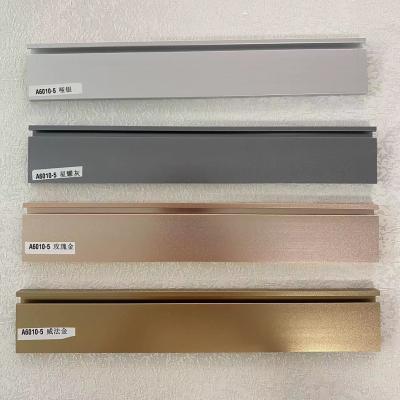 China Living Room LED Baseboard Aluminum Profile Skirting Board for 2.5 Meters Floor Trim for sale