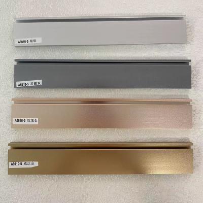 China Gepoetste oppervlakte LED-basebord Wandskirting Board voor modern design-stijl vloerverf Te koop