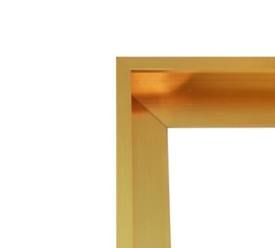 China Customized Golden Color Aluminum Frame for Home Decorative Wall Picture Presentation for sale