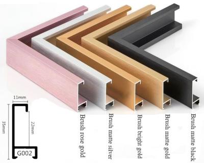 Chine Profil d'extrusion en alliage d'aluminium personnalisé pour les fournisseurs professionnels de cadres d'image à vendre