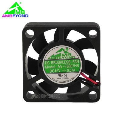 China Good quality dc 3006 spotlight 3007 dual ball fan 24v 30x30x7mm 3cm 5v Mini Brushless Axial Flow Cooling 12v 30mm for sale