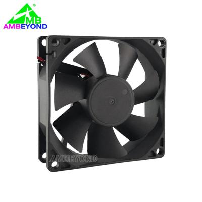 China DC 5v 12v 8025 80x80x25 80x80x25mm 8cm 24v 80mm Cheap Oil Containing Sleeve 80x80 mm Filter Factory Axial Flow Brushless Fan for sale