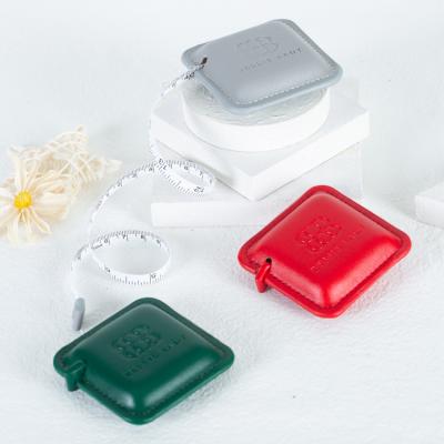 China Mini Tape Measure Modern PU Leather Convenient Portable Promotional Giveaways Hot On Amazon for sale