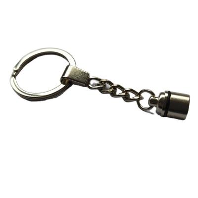 China Wholesale high quality zinc alloy custom flashlight 3D key chain from factory promotion gift LED laser for sale