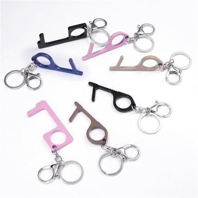 China Environmental Friendly Metal Car Hands Opener Door Opener Suppliers China Key Chain No Touch Hand Free Key Holder for sale