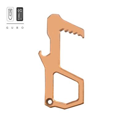 China Key Chain Safe Factory Metal Multi Tool No Ignition Key Chains Opener Custom Logo Keychains Custom Logo Key Chains Brass Hands Free Door for sale