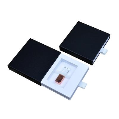 China Wholesale Empty Viable Kraft Paper Wedding USB Flash Drive Storage Special Packaging Gift Box for sale