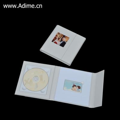 China Snap Magnet Closure Wedding Cloth DVD USB Drive Business Card Packaging Box Canvas Box for sale