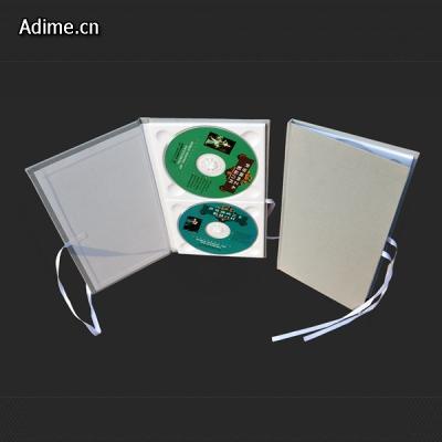 China 14MM Dual PS CD DVD Black White Plastic Case WCD-1DS for sale