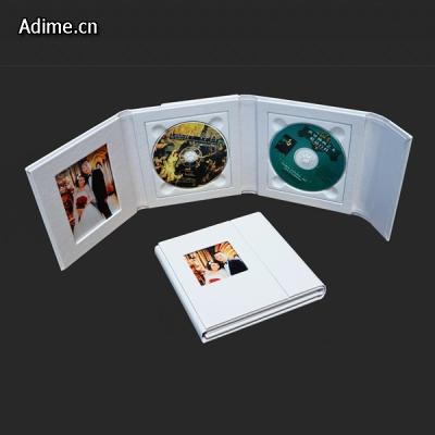 China Magnet Closure Luxury Classic Wedding CD DVD Leather Holder for sale