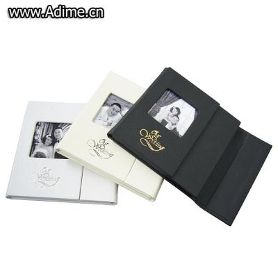 China Magnet Closure Leather Cd Dvd Case Album With Logo For Wedding for sale