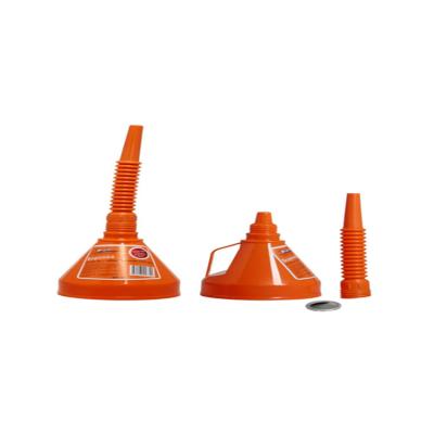 China Vehicle plastic tool accessories car plastic funnel, diameter 160mm, with flexible spout 400mm for sale