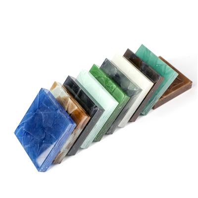 China Wholesale High Quality Modern Artificial Solid Engineered Jade Glass Stone Exterior for sale