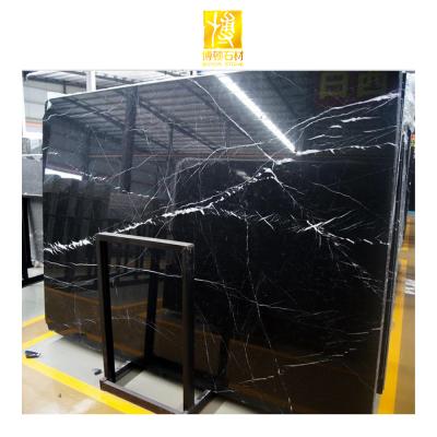 China China Modern Cheap Price Quality Sale A Grade Black Yunfu Marquina Black Marble With White Veins for sale