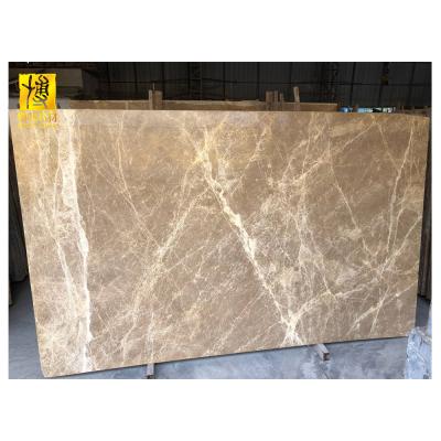 China Modern Hotel Lobby Wall Design Emperador Light Coffee Brown Marble for sale