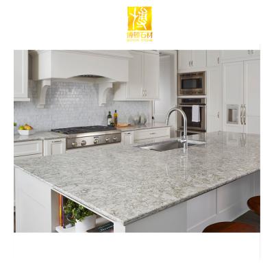 China Yunfu Contemporary Contemporary Quartz Composite Stone With Custom Kitchen Countertops for sale