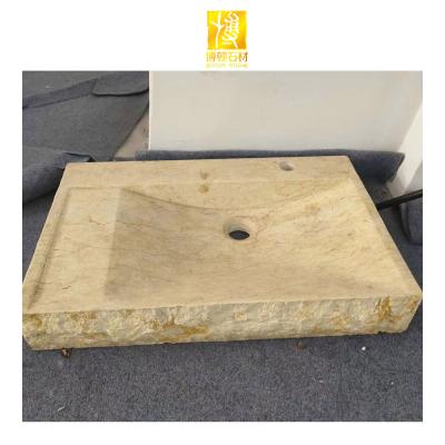 China Customized Eco - Friendly Artificial Stone Modern Wash Basin Vanity Marble Sink for sale