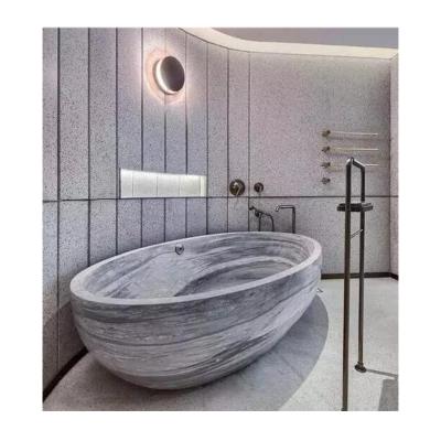 China China Supplier Eco - Friendly Material Bathroom Marble Freestanding Bathtub for sale