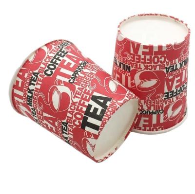 China Recycled Materials Promotional Portable Hot Coffee Customized Printed Paper Cups for sale