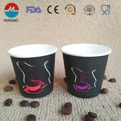 China Custom Single Wall Tea Paper Cup 6 Ounce for sale