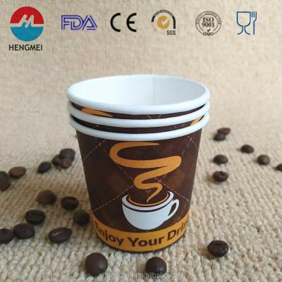 China Export 2oz Single Wall Paper Cup For Tea Coffee for sale