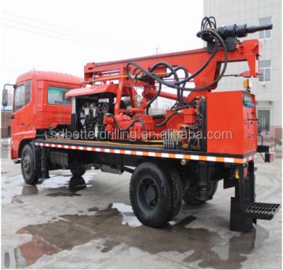 China Construction worksÂ   BDM-220GT Model Truck Mounted Air Water Well Drilling Rig for sale