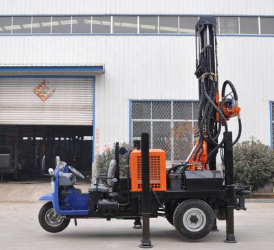 China BDM-200TT Water Well Model Tricycle Mounted DTH Water Well Drilling Rig for sale