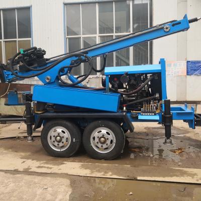 China Water well drilling work trailer mounted hydralic water well drilling rig for sale