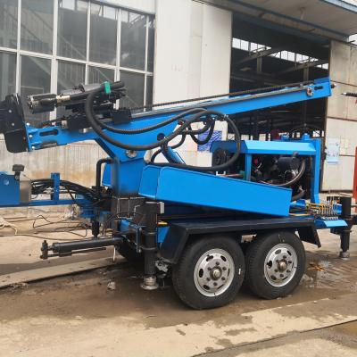 China Water Well Drilling Work Trailer Mounted Water Well Drilling Rig for sale