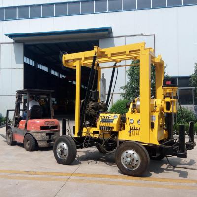 China Construction worksÂ   XYX-3 Model Trailer Mounted Water Well Drilling Rig for sale