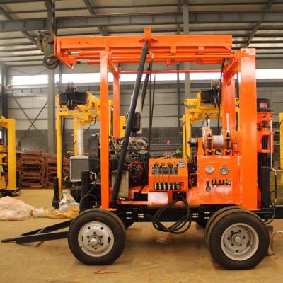 China Construction worksÂ   XYX-3 Model Trailer Mounted Water Well Drilling Rig for sale