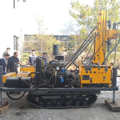 China Full Hydraulic Portable Rail Mounted Drilling Rig Water Well Drilling Rig for sale