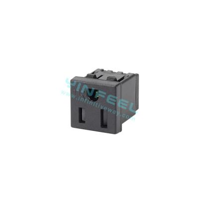 China Commercial / Industrial / Hospital 3-PIN USA NEMA Model Module Socket Receptacle No. IF-USS-3F27 for sale