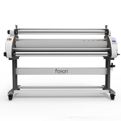 China PVC Card Production W Heat Assisted 1600mm 63 Inch Wide Format Cold Roll To Roll Laminator Machine for sale