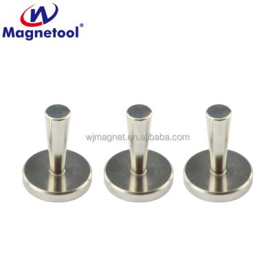 中国 Industrial Magnet Neodymium Push Pin Magnet Base Strong Signaling Permanent Magnet 販売のため