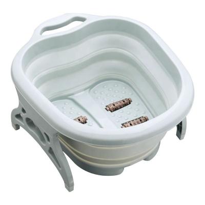 China Eco-friendly Portable Plastic Travel Basin Spa Foot Bath Foot Basin Plastic Folding Foot Basin for sale