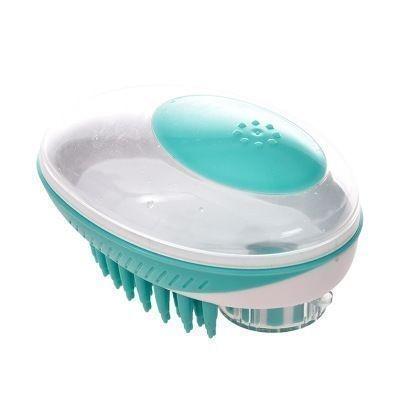 China Viable Wholesale Pet Cat Dog Grooming Brush Bathing Shower Tool Massage Cleaning for sale