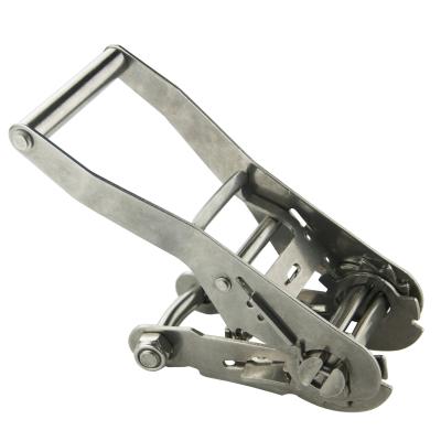 China Anticorrosive 2 Inch 50MM 304 Stainless Steel Ratchet Buckle For Link Down Strap for sale