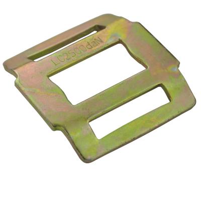 China For Cargo Lashing One Way Lashing Flat Stamped Metal Buckles For BS 1500kg for sale