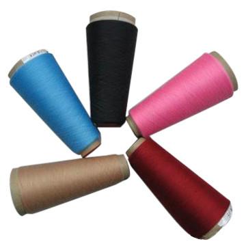 China Dyed Polyester Spun Yarn for sale