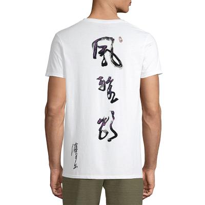 China Anti-Wrinkle Mens Summer Plain Dyed Gift Sheet O-Neck Digital Printing T-Shirts for sale