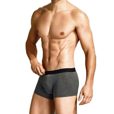 China Cotton Breathable Solid Plus Size Boxer Panties Custom Underwear Men for sale