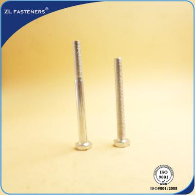 China DIN931, DIN933 Zinc Coated, Carbon Steel Half/ Full Thread Grade 4.8 Hex Bolt for sale