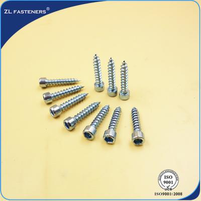 China M3~ M12 Socket Cap Head Screw / Self Tapping Wood Screws Zinc Plated for sale