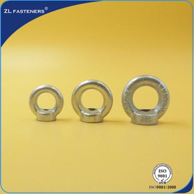 China Precision Cast Threaded Eye Nut / M16 Eye Nuts Stainless Steel Zinc Plated for sale