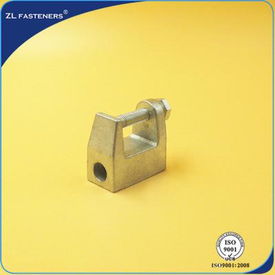 China Zinc Plated Cast Steel Cable Clamps , Malleable Iron Beam Clamp M6 ~ M16 for sale