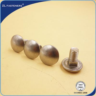 China M6~M20 Round Head Carriage Bolt , Square Neck Carriage Bolt 4.8 Grade for sale